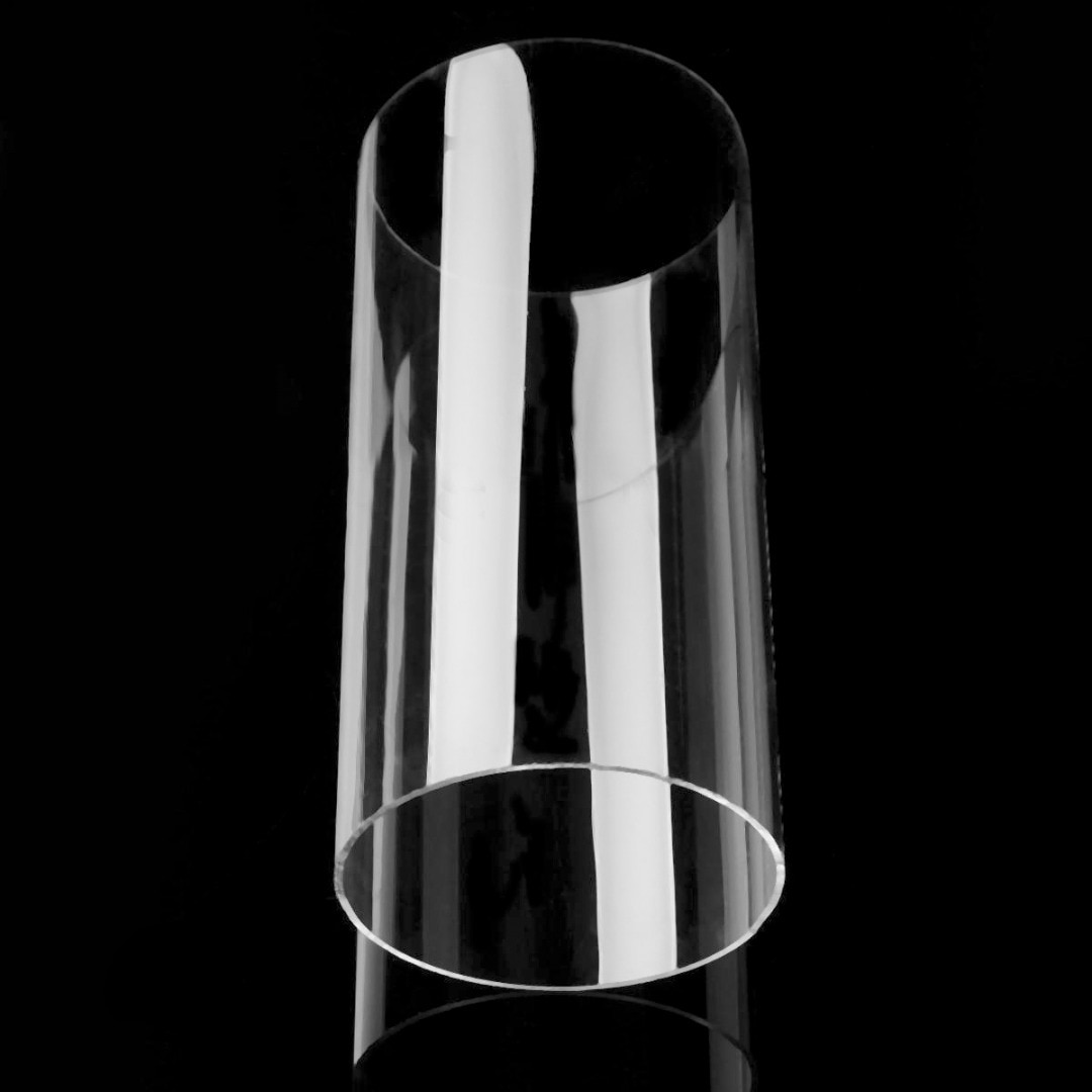 1pc 100mm od 95mm id diameter akrylglas lucit rør 200mm længde klart akryl rør til økologiske produkter lamper bygning