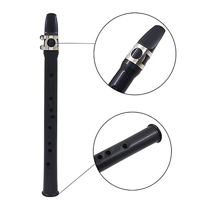 Mini Sax Portable Pocket Sax Saxphone Beginner Small Sax Little Sax Mini Alto Saxophone Simple Key C Pocket Music Tool: BKY