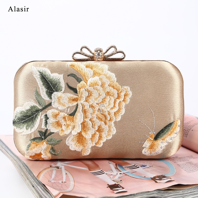 alasir Embroidered evening bag crossbody bags handmade evening dress clutch female retro cheongsam clutch bag