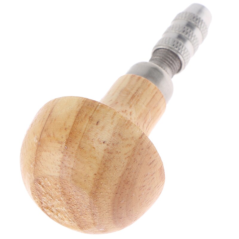 Joyería Pin Vise mango de madera alambre trenzado envolver los relojes Pin taladro de tornillo kit de herramientas de joyería