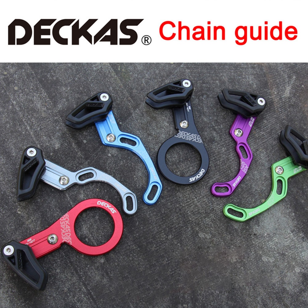 DECKAS Bike Chain Guide MTB Bicycle Chain Guide 1X System ISCG 03 ISCG 05 BB Mount CNC Single Speed Wide Narrow Gear Chain Guide