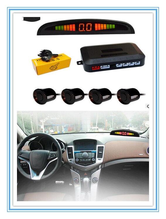 Parking Sensor Met 8 Sensoren Reverse Backup Parkeergelegenheid Radar Monitor Detector Systeem Voor Honda Everus Duidelijkheid Civic Accord