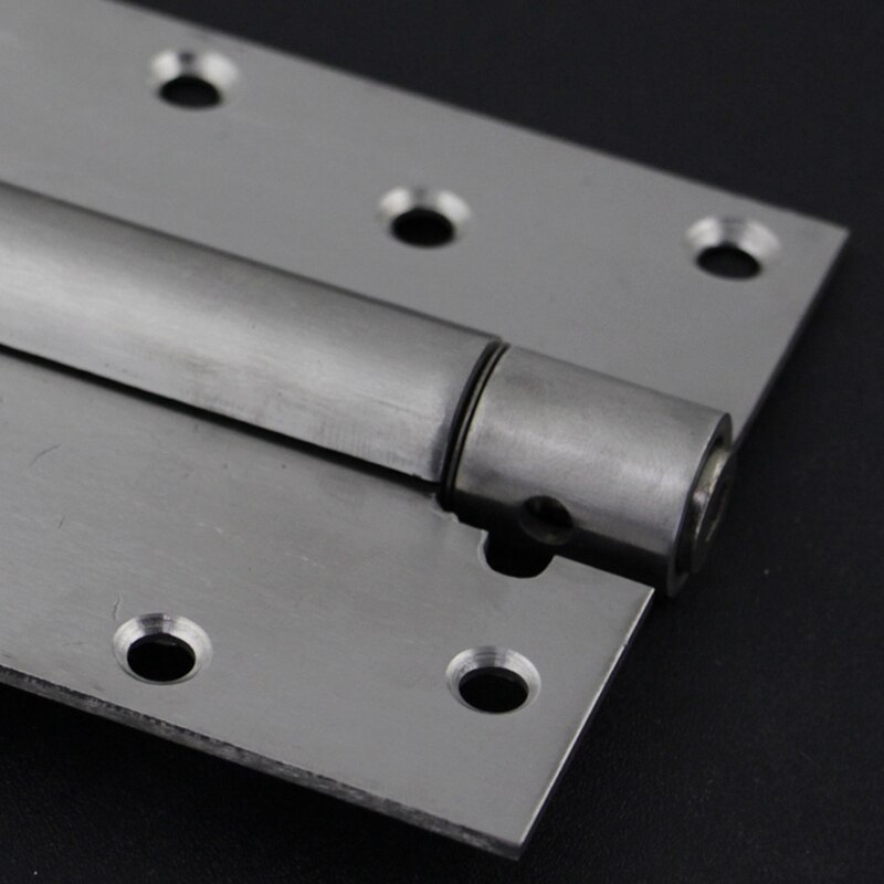 Zelfsluitende Deur Scharnier, 2 Pack 4 Inch Zware Vierkante Rvs Mortise Voorjaar Automatische Dichter Scharnier Hardware