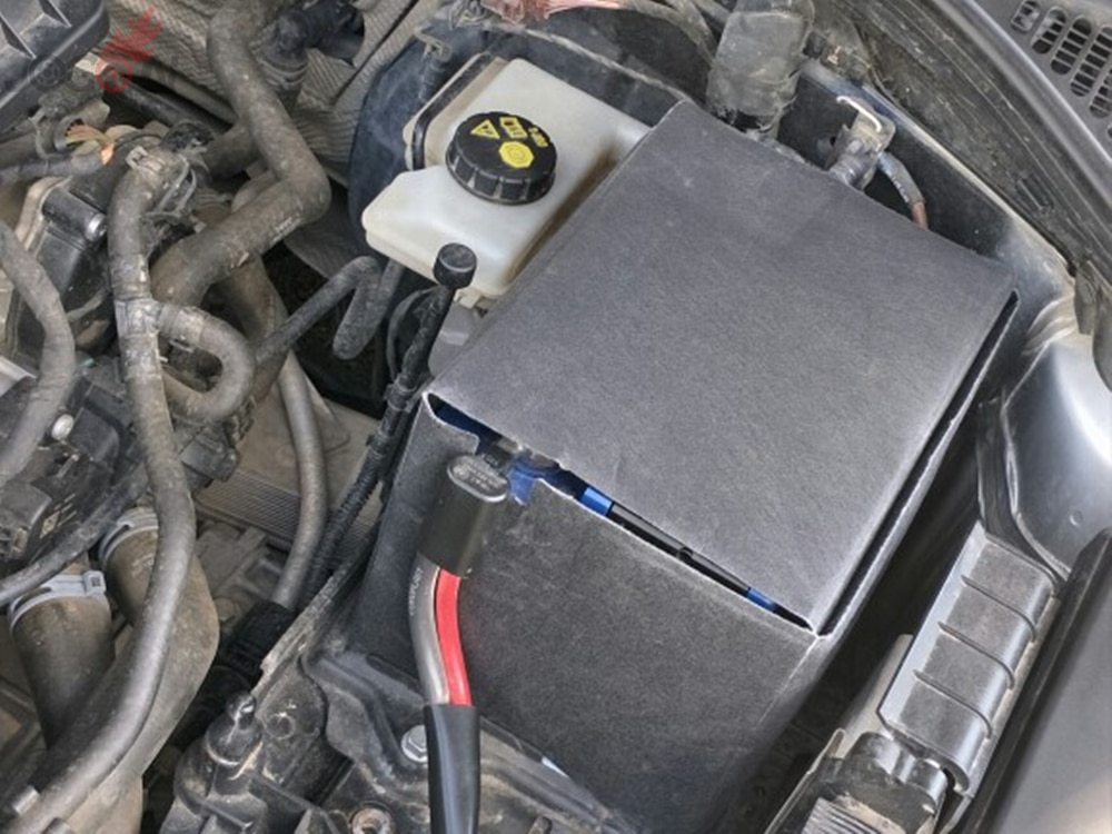 Car Battery Cover Protective Cotton Thermo Bag Box For VW Golf 6 7 MK6 MK7 Passat Jetta CC EOS