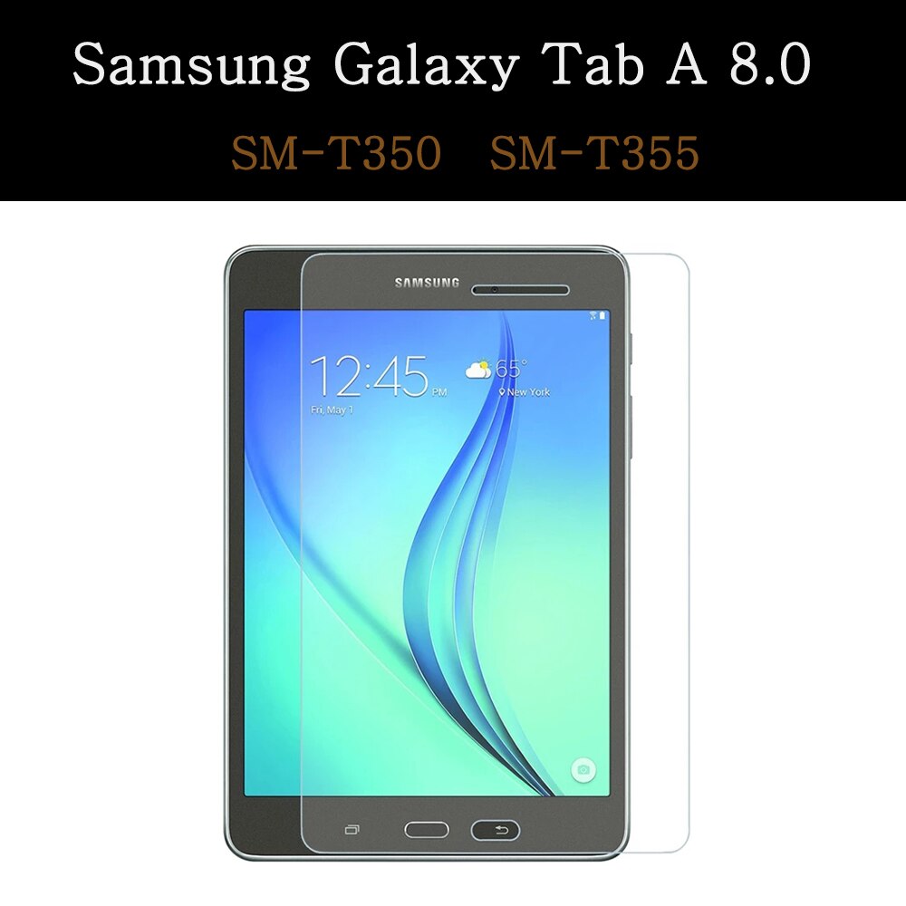 Tempered Glass For Samsung Galaxy Tab A 7.0 8.0 9.7 10.1 SM-T280 T350 T380 P200 T290 T550 T580 T510 Full Cover Screen Protector: SM-T350 SM-T355