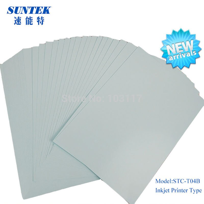Water Transfer Printing Blue Base Papier Voor Nail Sticker Water Slide Decal (Witte Inkt)