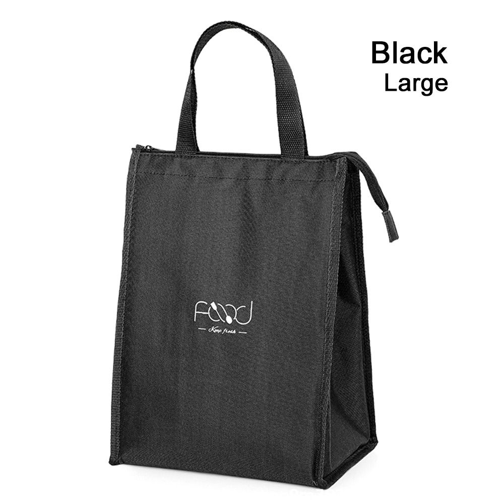 Wodoodporna torba do przechowywania Piknikowy organizer śniadaniowy Cooler Lunch Bag Lunch Box Izolowana torba termiczna: Opcja 1 / Beżowy
