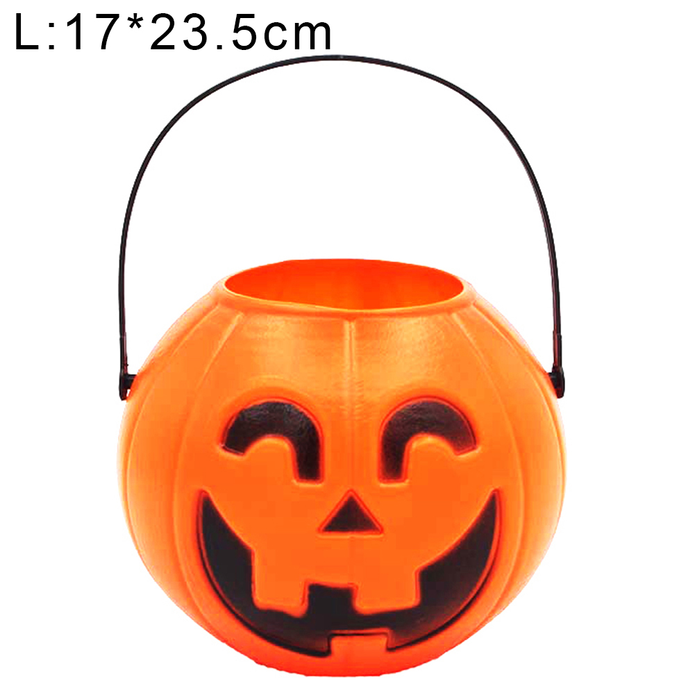 Halloween kurpitsa ämpäri kurpitsa karkkia haltija halloween temppu tai herkku ämpäri halloween juhlat sisustus kurpitsa karkkia ämpäri varastointi