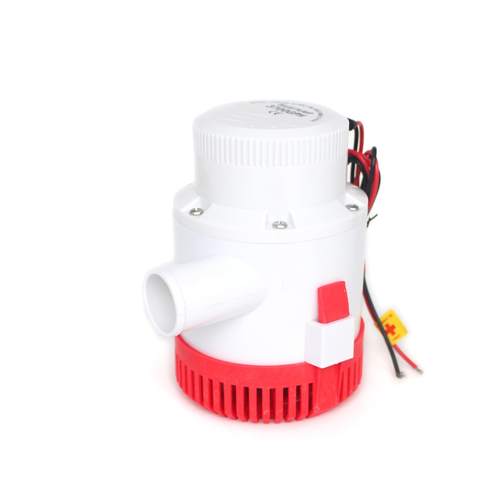 Large flow dc 12v 24v bilge pump 3700GPH electric water pump for boat accessories marin,submersible boat water pump 12 24 v volt