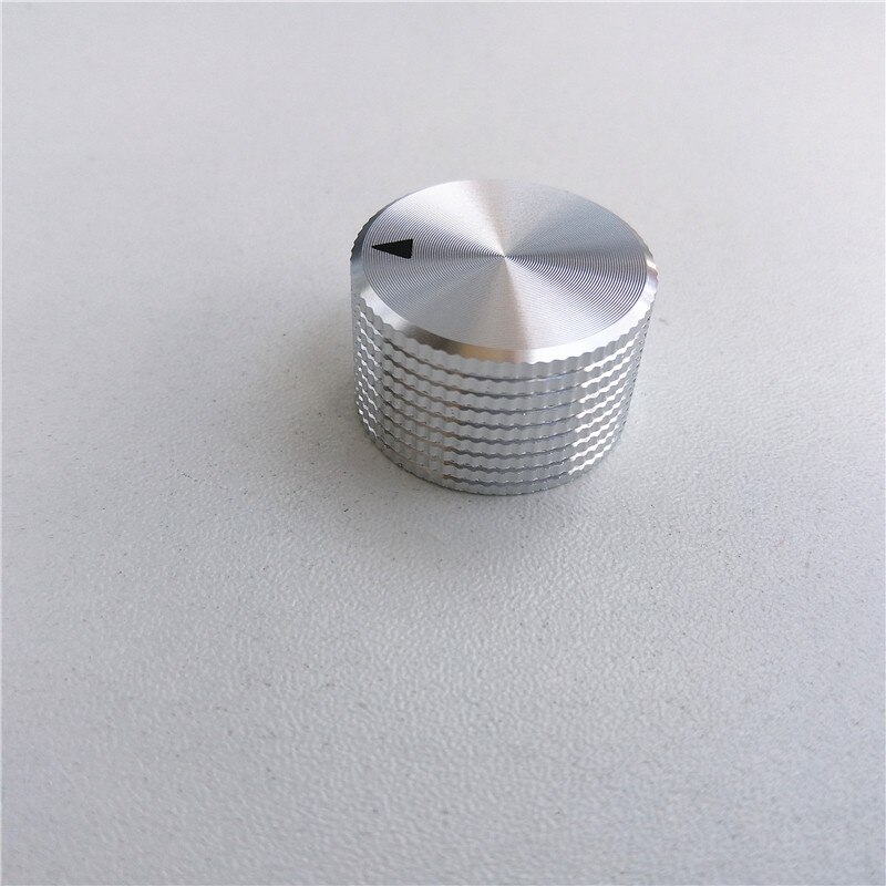 4pcs aluminum knob grid pineapple potentiometer knob 25*15.5*6mm potentiometer cap Volume knob switch silver/black/red amplifier