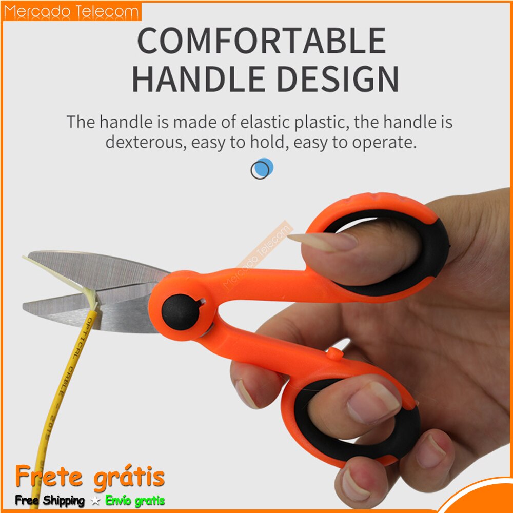 1PC Splice fiber optic tool kits Fiber Optic Tool Fibre stripping optical fiber Scissors Hand Tool