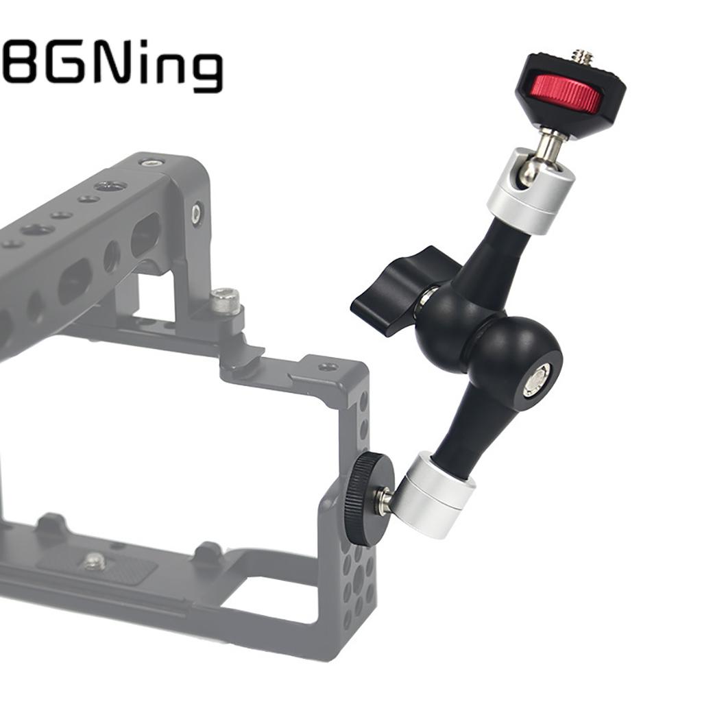 Adjustable Friction Articulating Magic Arm 7 9 11 inch 1/4" Cold Shoe Mount Super Clamp for Flash Light Monitor Video SLR Camera