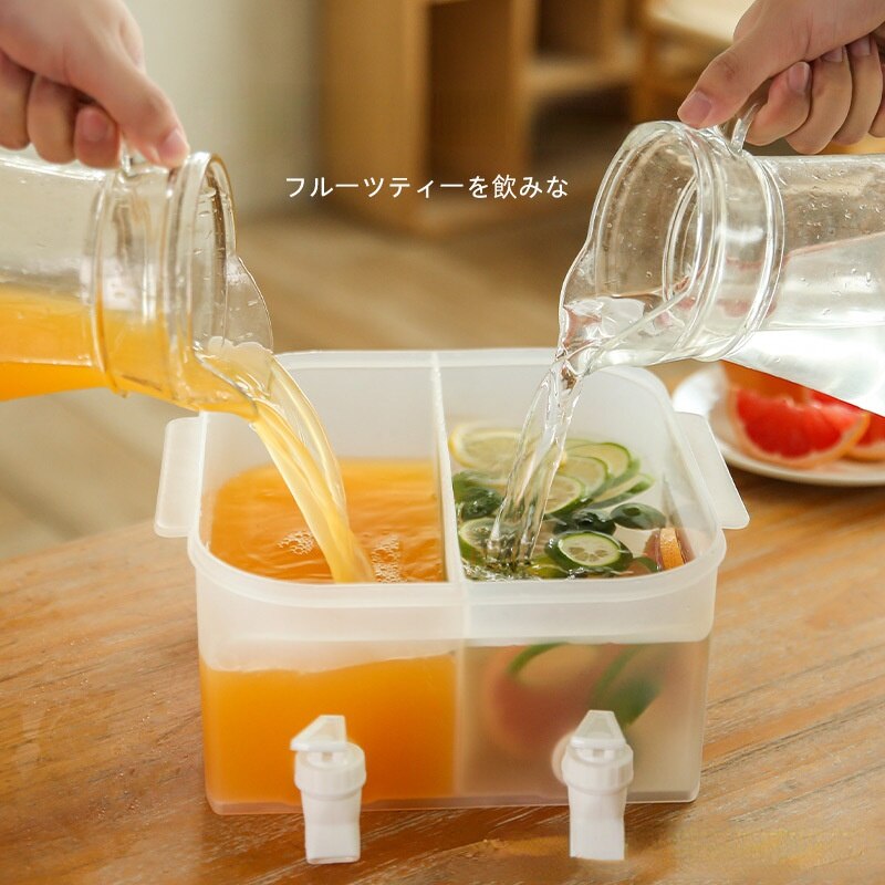 3.5L/5L separate double outlet kettle with faucet, wine set, lemon juice jug, cold water bottle container, resistant kettle