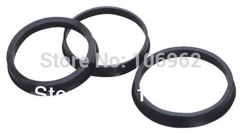 63.4-57.1mm 20 stks Zwart Plastic Wielnaaf Centric Ringen voor VW Velg Onderdelen Auto Accessoires