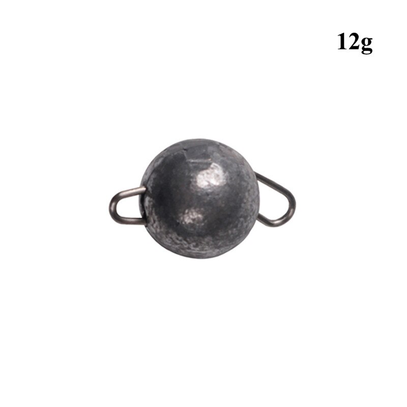 5pcs/Lot Lead Weight With Swivle Cheburashka Sinker Lead Sinker Jig Head Lead Weights 4g 6g 8g 10g 12g 14g 15g 18g Lure: 12g