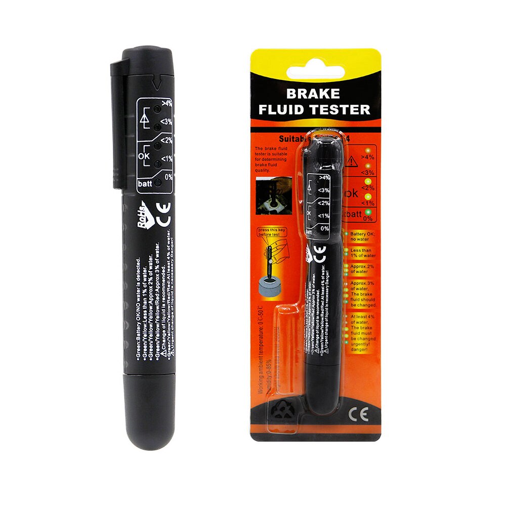 Remvloeistof Liquid Tester Pen Met 5 Led Auto Auto Diagnostic Tool Mini Remvloeistof Tester Voor DOT3/DOT4 code Reader Scanner: Type 3