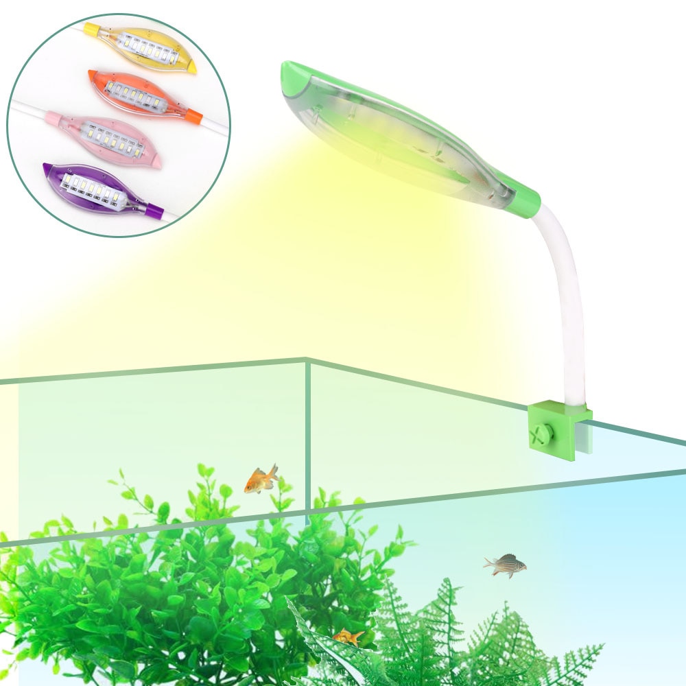 Usb Aquarium Licht Mini Aquatic Plant Licht Led Decor Verlichting Plant Lamp Voor Kleine Aquarium