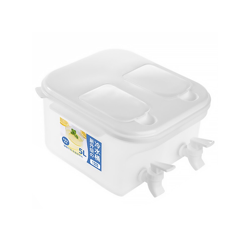 Plastic Drank Met Spigot Iced Limonade Dispenser Voor Outdoor Party: Default Title