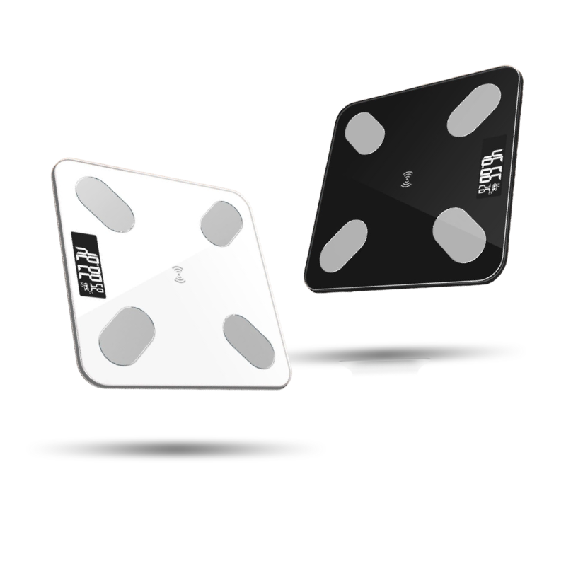 Smart Weight Scale Body Fat Measuring Instrument Human Body Composition Analyzer LCD Mobile Phone App Bluetooth Connection