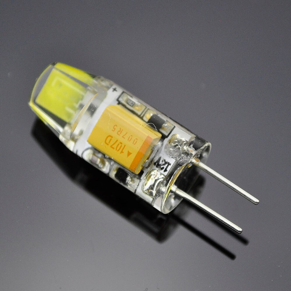 5 stk led lampe  g4 cob 12v led pærer 3w 6w ac12v led  g4 cob lampe udskiftning til krystal led pære spotlight varm kold hvid