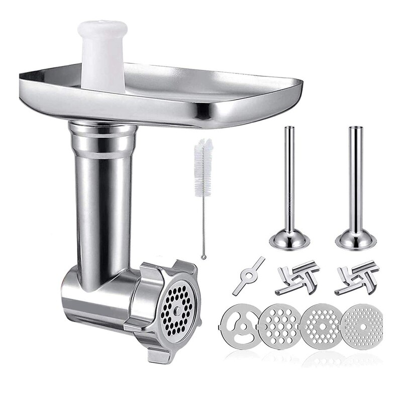 Meat Grinder Attachment Sausage Stuffer Accessories For Kitchenaid Stand Mixer All Metal Meat Mincer For Food: Default Title