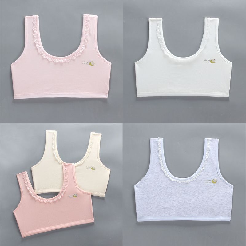 Teen Girl Sports Bra Kids Underwear Young Puberty Training Bra For 8-18years