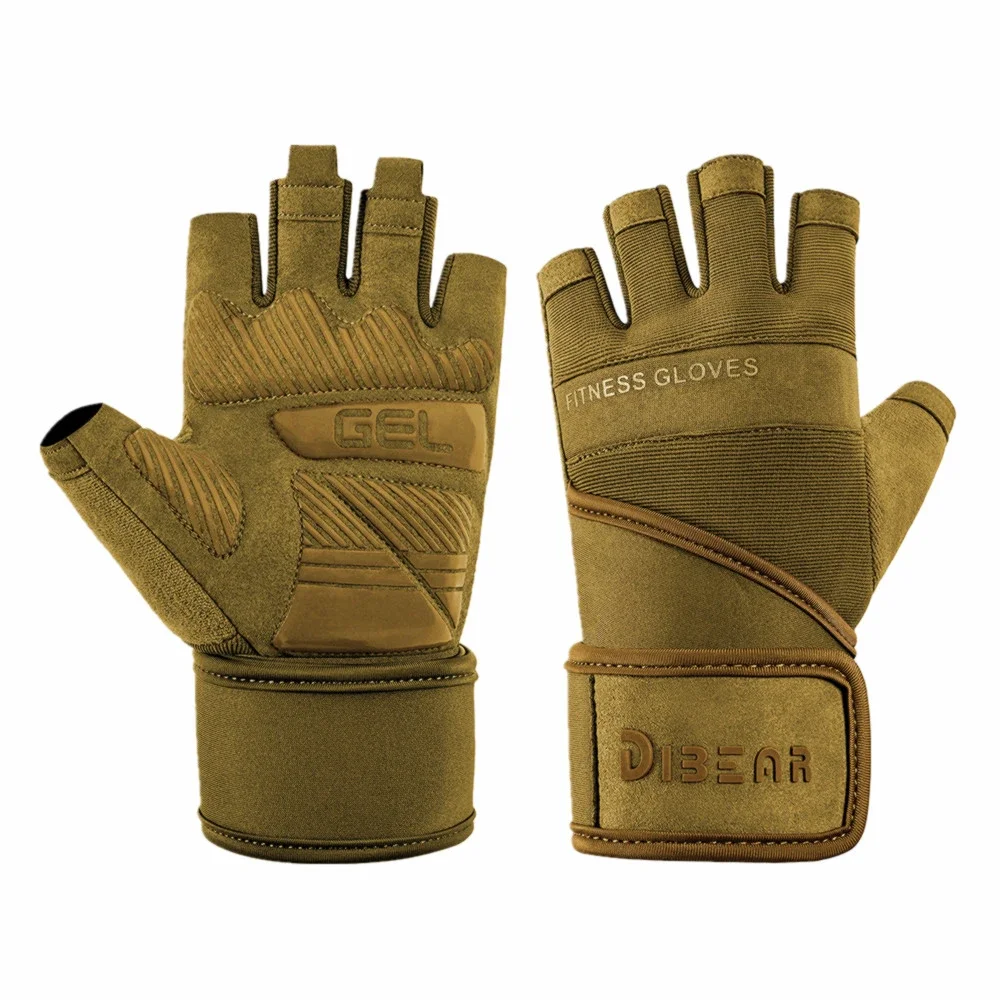 halb Finger Bodybuilding Fitnessstudio Handschuhe ...  Grandado