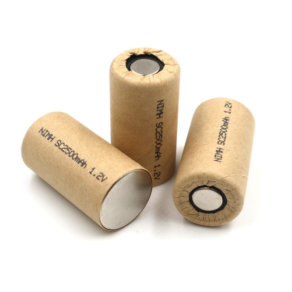 Ni-Mh SC2500mAh 4pcs Nimh sc2.5Ah Power Cell,rechargeable battery cell,power tool battery cell, discharge rate 10C-15C
