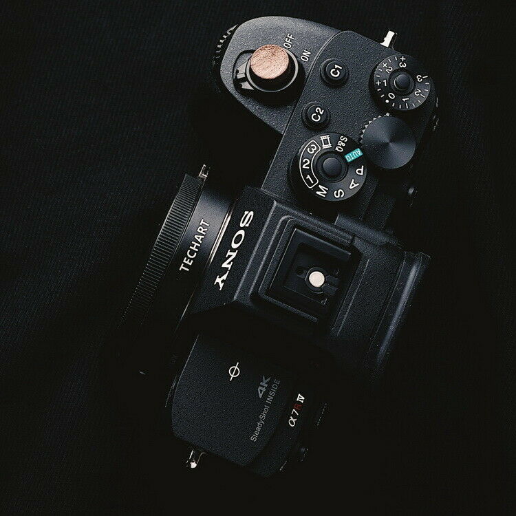 Botón disparador de madera y madera blanda para Sony A9M2 Alpha 9 II A7R4 Alpha 7RIV