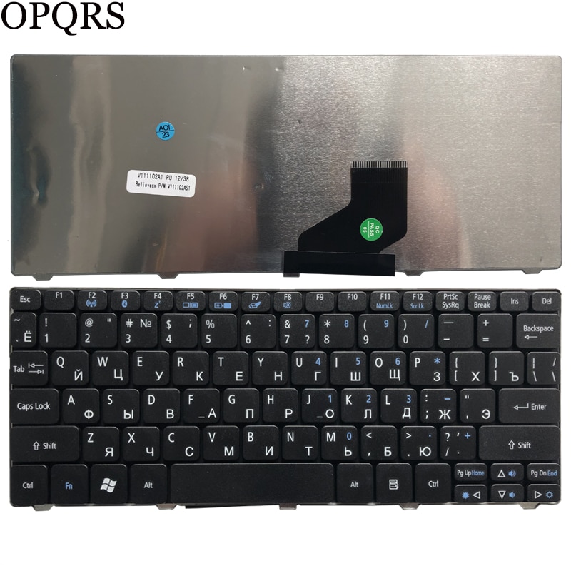 Til acer aspire one  d255 d260 d257 d270 d255e 522 aod 257 aod 260 ao521 ao532 ao533 532 532h 521 533 ru russisk keyboard laptop