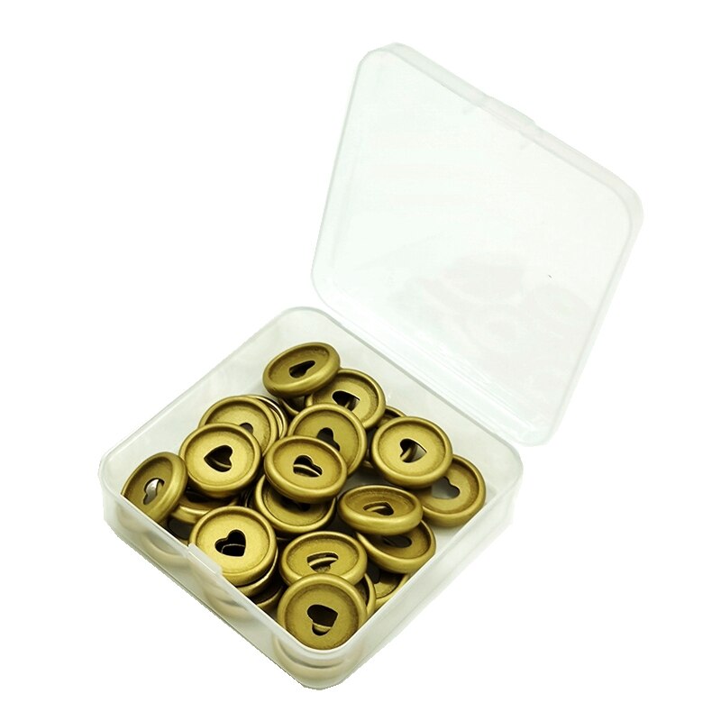 22PCS/box 35MM NoteBook Binding Discs Discbound Expansion Discs Binder Rings for DIY Notebooks Planners Scrapbook Matte: gold