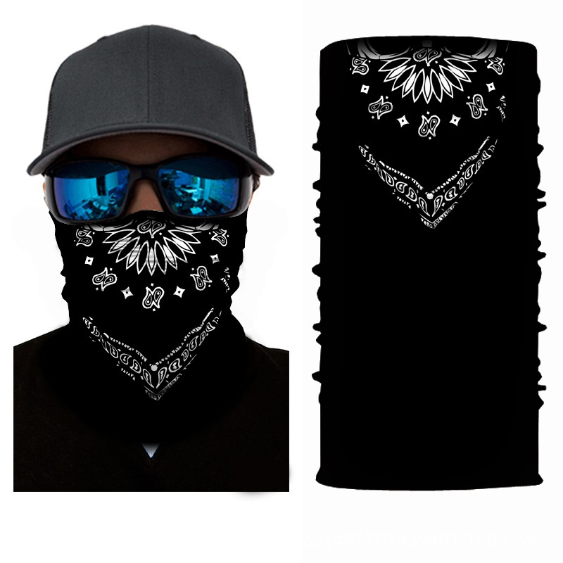 Atmungs Hals Schal Motorrad Radfahren Bandanas Multifunktions Nahtlose Magie Nacken Rohr Förderung: Türkis