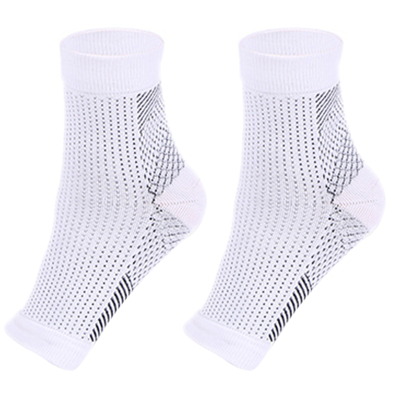 Foot Compression Sleeve, Plantar Fasciitis Socks for Arch Support, Achilles Tendonitis &amp; Foot Pain Relief Toeless Socks: 3 / L/XL