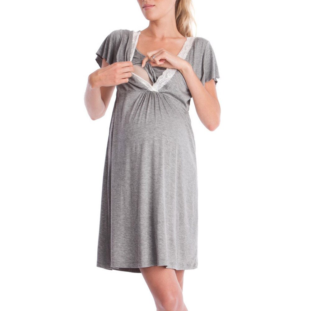 Noppies Dress Nursing Short Sleeve Black Ab 37,82 Produktbild-Vorschau 9