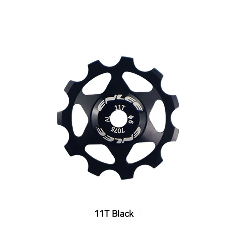 Fünf Farben Fahrrad Aluminium Legierung führen Rad Rolle Schaltwerk 11T 13T führen MTB Keramik Lagerbier Jockey Rad für 4/5/6MM: Orange