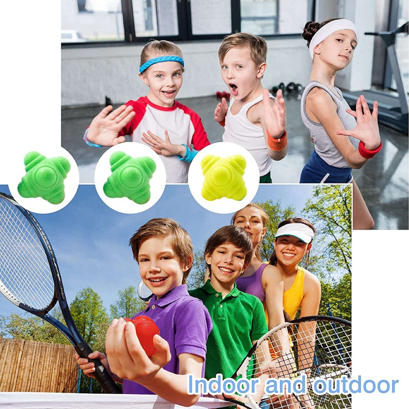 Reaction Balls Reaction Bounce Balls for Coordination Agility Speed Reflex Training Versatile Training Reaction Tool