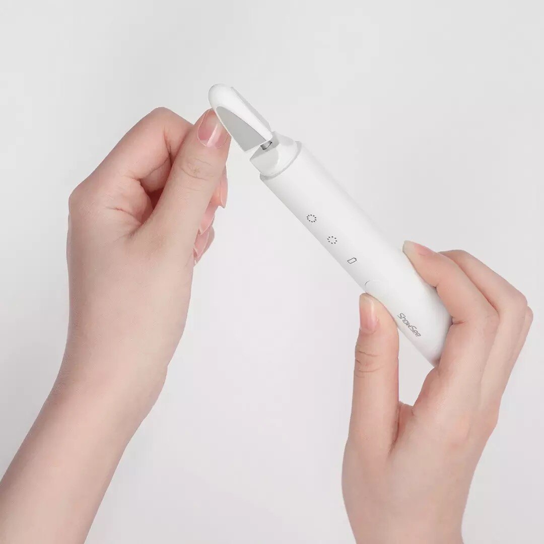Xiaomi-cortaúñas eléctrico Showsee, herramienta y portátil para cortar las uñas en los pies, para manicura y pulido