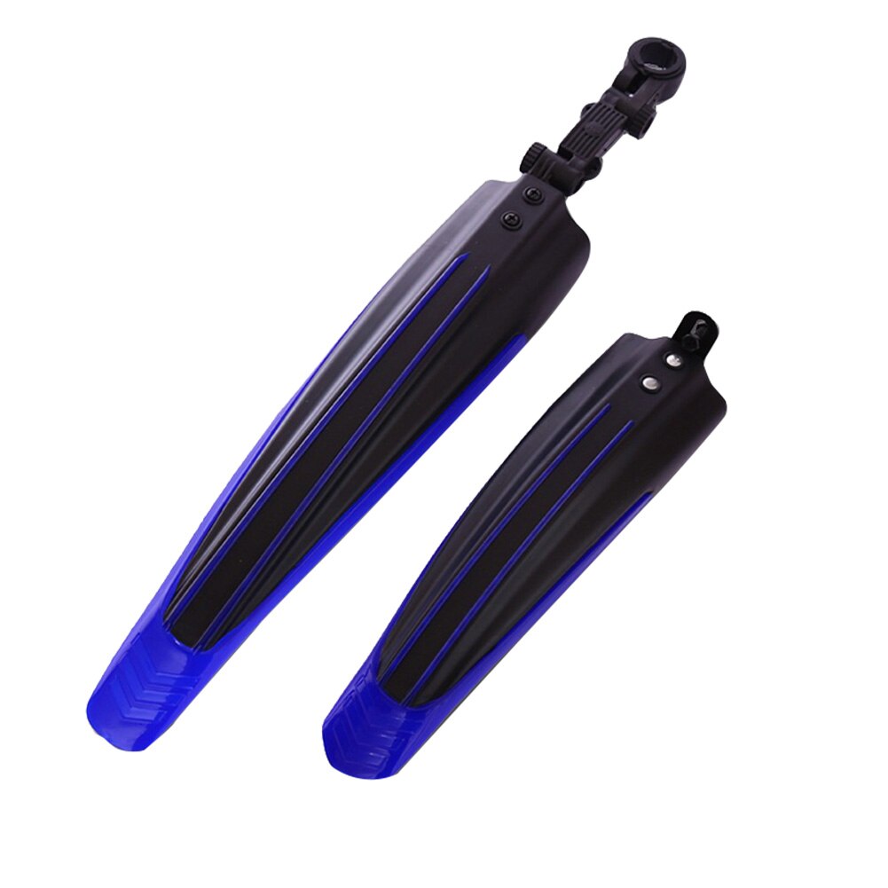2pcs Plastic Bicycle Splash Fender Guard Set MTB Mountain Bike Rear Front Mudguard Cycling Riding Accessories for 20/22/24/26'': Dark Blue	