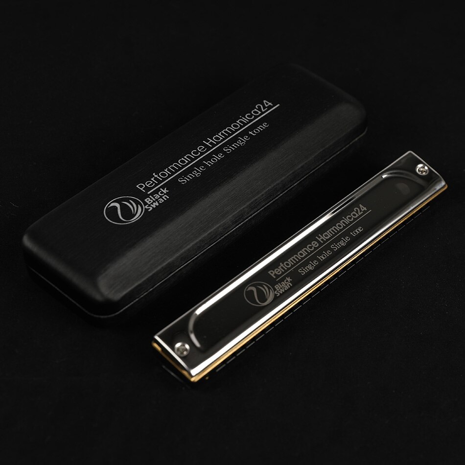 Harmonica Swan Harmonica 24 trous, haut de gamme, performance clé C, monotrou, monoton