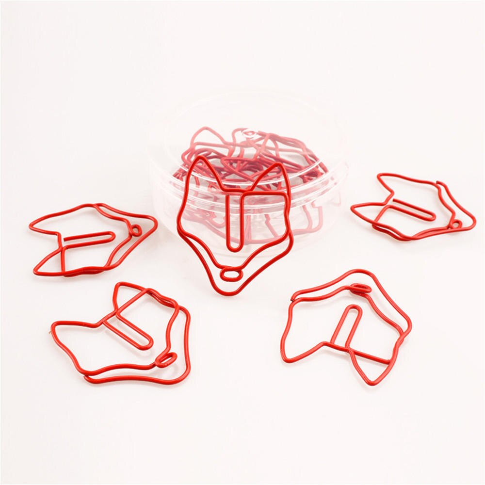 50/60pcs Paper Clips Durable Rustproof, Music Shape Paper Clips for Bookmark Office School Document Organizing Notebook Agenda: F-10pcs