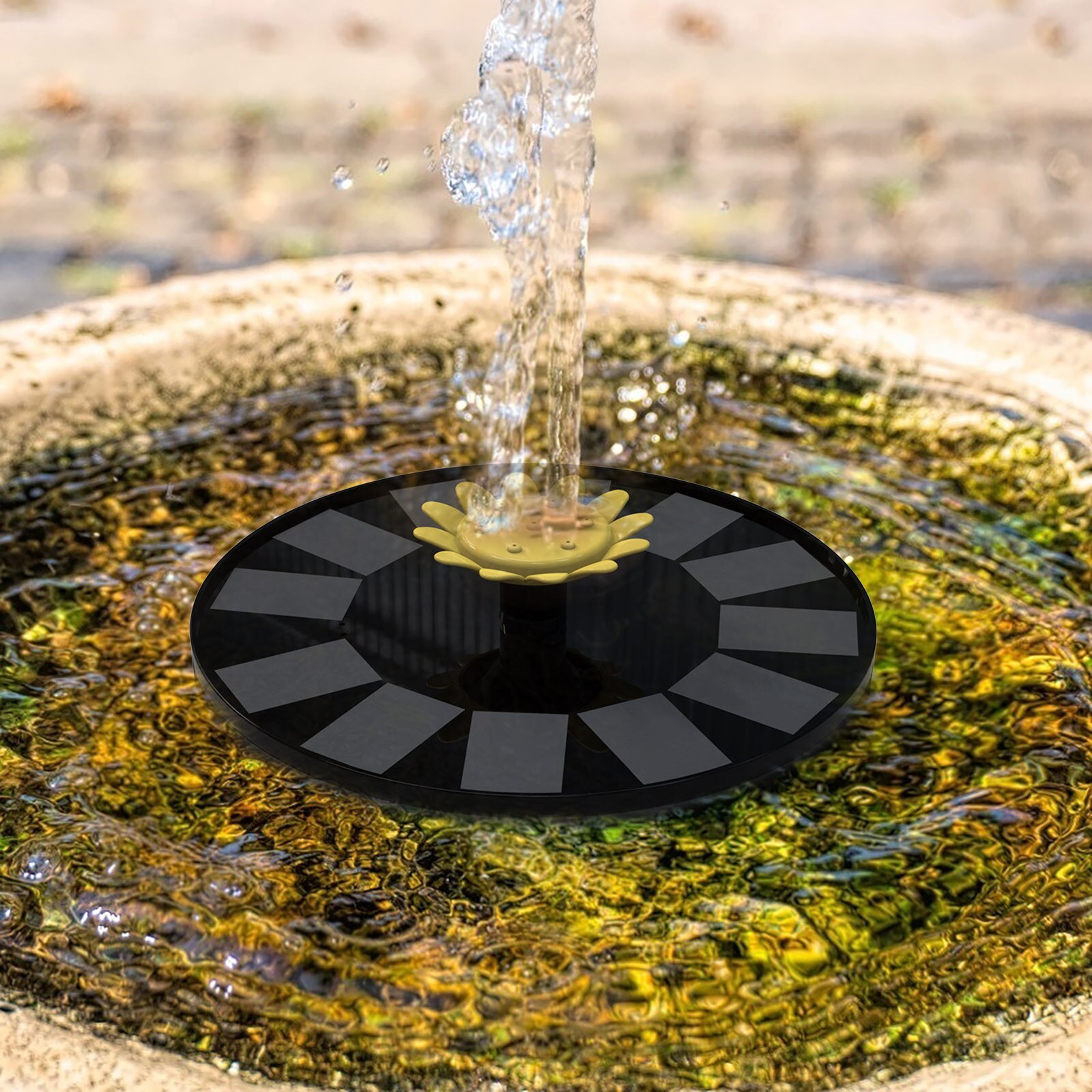 Garden Decoration Outdoor Solar Fountains Smart Small Solar Powered Water Fountains Garden Supplies Family Pool Decoration