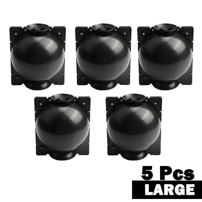 Plant Rooting Grow Box Plant Root Propagation Ball Container Grafting Box to Root Booster Outdoor Garden Rooting Ball: black-5pcs-L