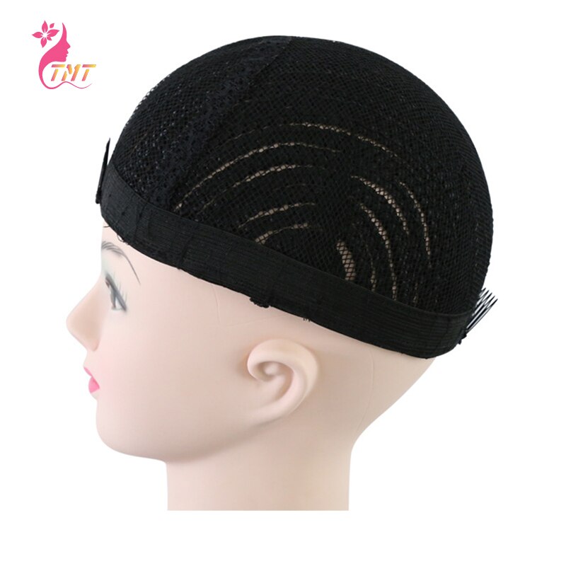 Synthetic Black Super Elastic Cornrow Cap For Weave Crochet Braids Hair For Making Glueless Hair Braided Wig Cap Net Line Net