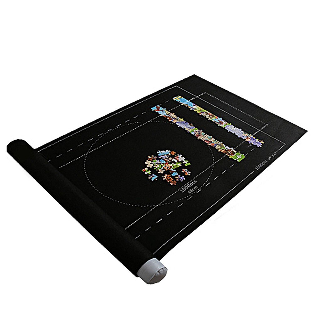 Gratis Draagbare 26X46 Inch Puzzel Opslag Mat Roll Up Puzzel Voor Tot 1500 Pcs Stijlvolle En handig Jigsaw Storage Tool: A