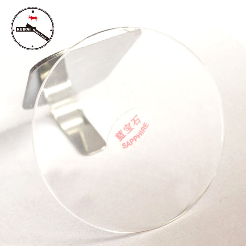 35mm/35.5mm Sapphire Horloge Glas Crystal Vervanging Horloges Onderdelen Voor Horlogemakers horloge reparatie gereedschap