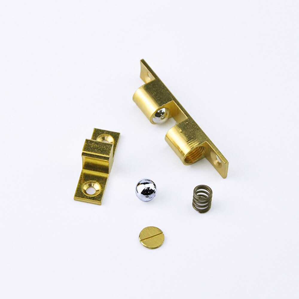 Copper ball bearing card door ball bead wardrobe door lock ball lock cabinet door furniture hardware accessories