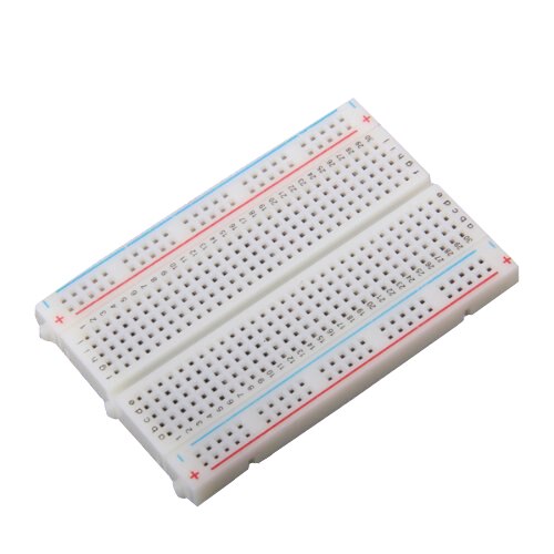Protoboard de placa de pruebas sin soldadura con 400 contactos de punto de conexión de prueba para