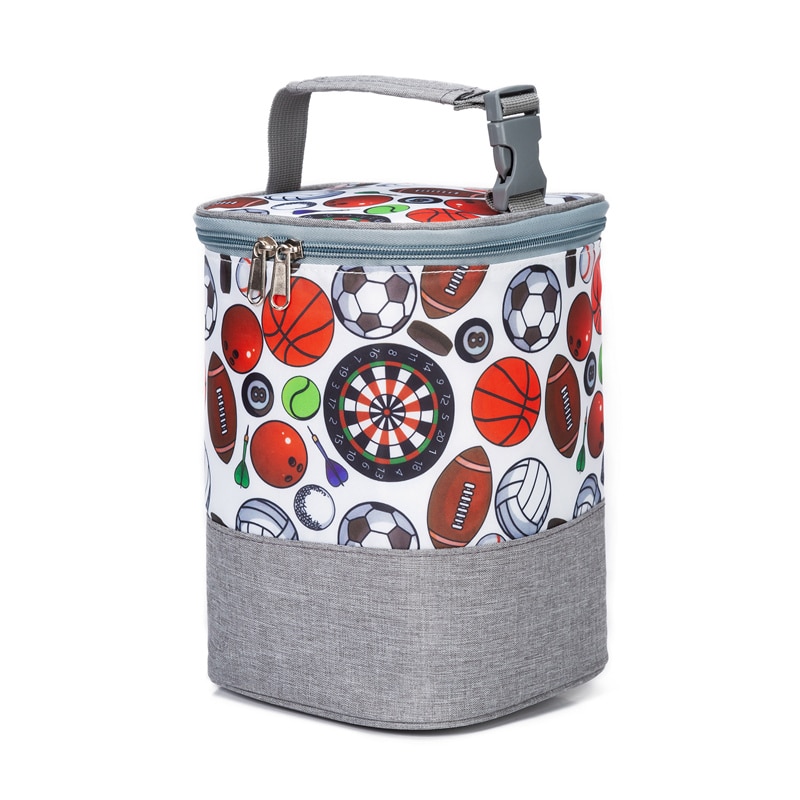 Heopono pronto para enviar qualidade bpa livre de alimentos cofre bonito pequena caixa de alimentos de refrigeração térmica saco térmico isolado para garrafa de bebê