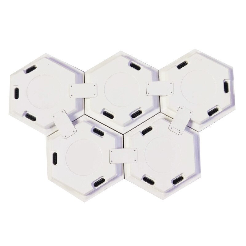 Usb rgbw färgrik fjärrkontroll touch honeycomb lampa quantum light hexagonal led color change lampe usb wall lamp