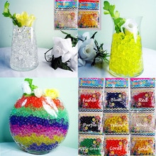 100 Stck Perle Boden Wasser Perlen Gel Ball Für Blume Schlamm sich Magie Gelee Kugeln Blumen- Anlage obst gemüse hause Dekoration